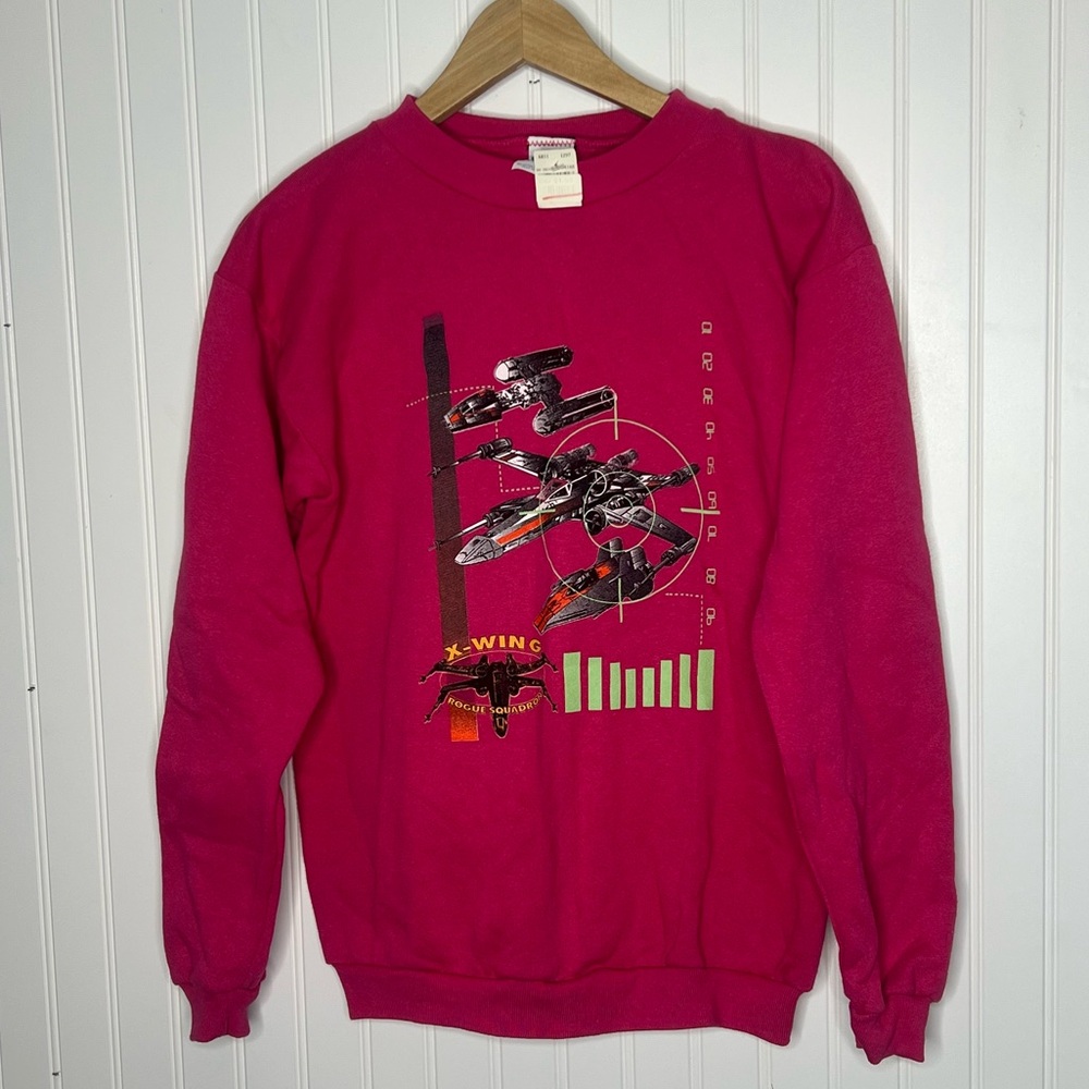 NWT Vintage Freeze Star Wars X-Wing Rogue Squadron Graphic Pullover Sweatshirt